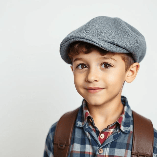 Kids's Chill Grey Beret Hat