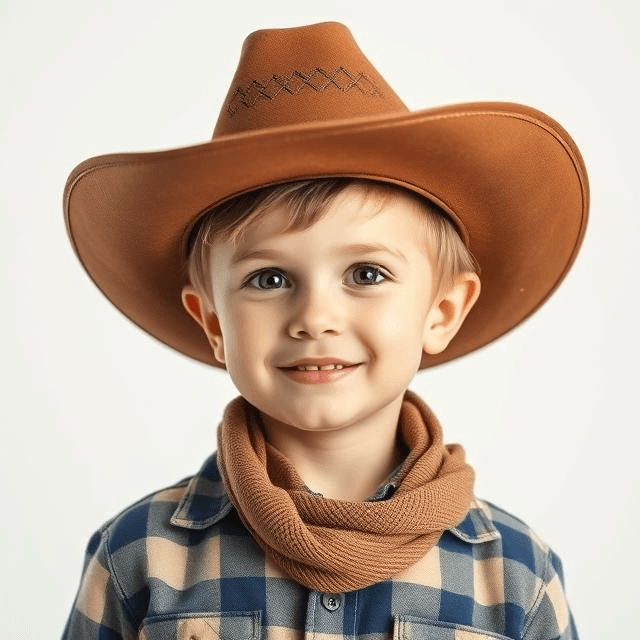 Kid's Brown Cowboy Hat